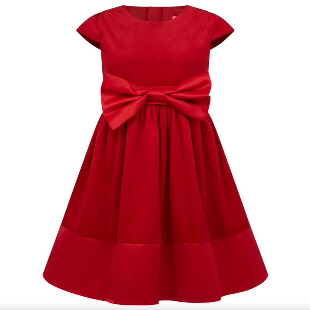 NWT Holly Hastie Red Velvet Dress 1-2T Holiday